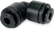 John Guest PM0312E-PK10 - Union Elbow, 12mm Tube OD, Black, PK 10