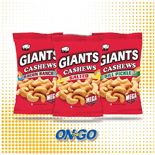 GIANTS SUNFLOWER SEEDS Dill Pickle / 4 Ounce (Pack of 6) / 6 Nuts & Seeds