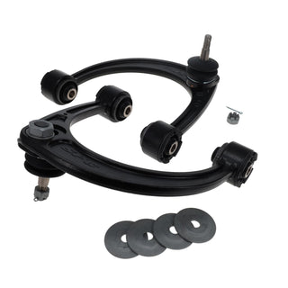 Specialty Products Company Adjustable Upper Control Arms by SPC Performance – Alloy Steel, Unfinished Black, Model 35470