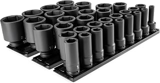 TEKTON 3/4 Inch Drive Socket Set, 33-Piece | SID93108