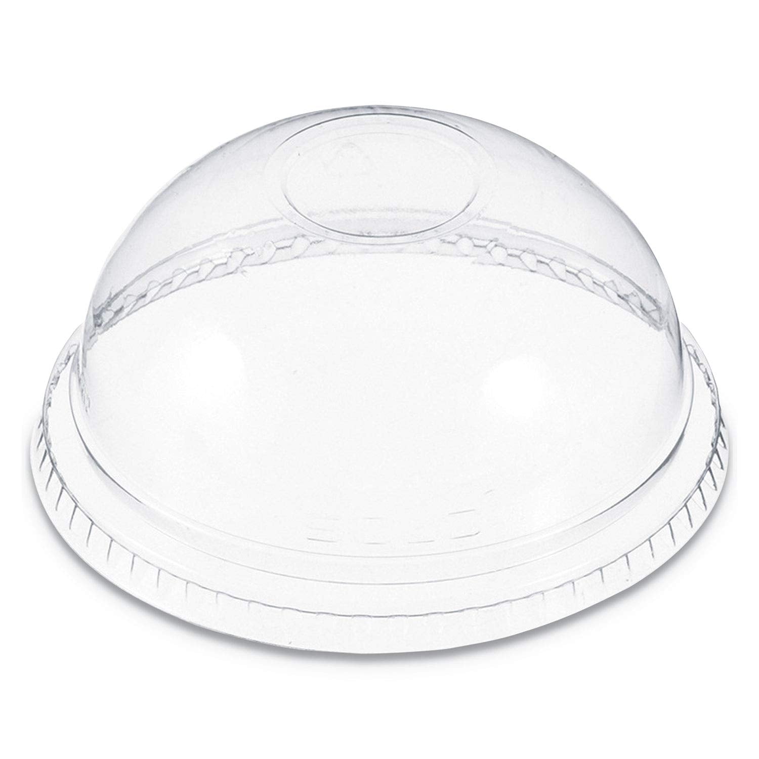 Dart DCCDNR662 Plastic Dome Lid, Fits 6-22 Oz. Cups, Clear, 1000/carton