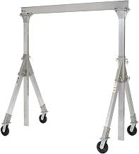 Vestil Aluminum Gantry Crane AHA-2-12-10 Adjustable Height - 2,000 lb. Cap.