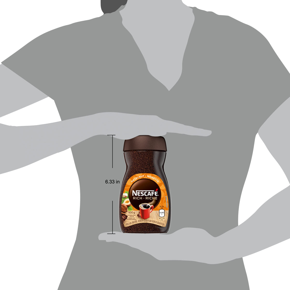 NESCAFÉ Rich Instant Coffee by Nescafe – 3.52 Ounce (Pack of 1), Model 055000008839