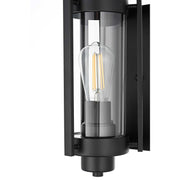 Bucknell One Light Outdoor Wall Sconce Black by Lighting Design – Iron, Black