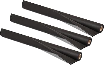 Smart-Fab Art & Decoration Fabric Roll, 24-Inch X 18-Ft, Black, 3 Rolls (Smf1u382401820-3)