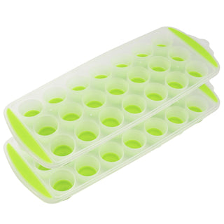 Ice Cube Tray by Westmark – Polypropylene TPE, Transparent, Green., Model 52112270