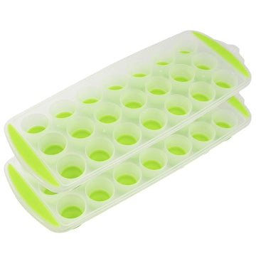 Ice Cube Tray by Westmark – Polypropylene TPE, Transparent, Green., Model 52112270
