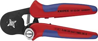 KNIPEX Tools 97 53 04 Crimping Pliers for end sleeves with lateral access 0,08-10/16mm