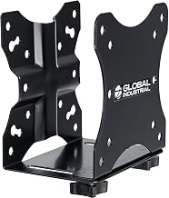 Global Industrial Slim CPU Mount Bracket for Orbit Computer Workstations