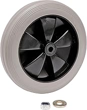 Global Industrial Replacement 8" Rear Wheel for Janitor Cart