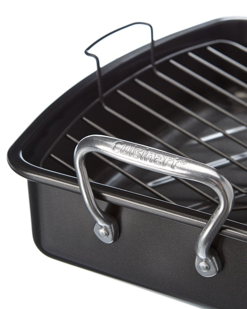 Cuisinart Roaster with Rack, 17 x 13 Inch, Silver