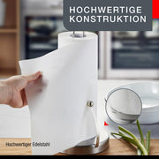 Kitchen Roll Holder Das Original by GEFU – Stainless Steel, Model 15700