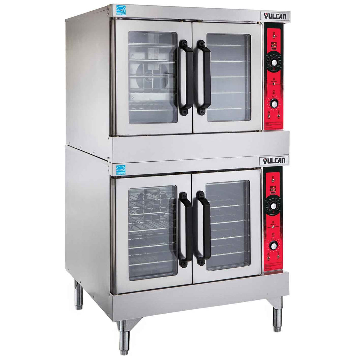 Hart Double Deck Gas Convection Oven by Vulcan – 46 x 45 x 75 inches, Stainless Steel, Model VUL-VC44GD