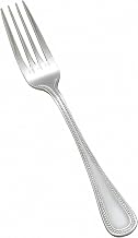 Winco 8" Pearl Stainless Steel Dinner Fork (Set of 12) | Dishwasher safe, Pearl-inspired design adds timeless elegance, Extra heavyweight for durability, Great for Entrees and Salads