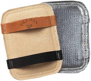 John Tillman & Co 5 1/2'' X 7 1/2'' Silver And Yellow Alumin Backhand Pad