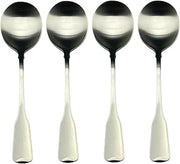 Oneida American Colonial 18/8 Stainless Small Round Bouillon Spoon (Set of Four)