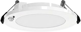 RAB Lighting WFR-6R/PIR 6 Inch Canless Recessed Lighting Motion Sensor LED Wafer Light Ultra Thin Ceiling Light 5CCT Adjustable Occupancy Sensor Downlight