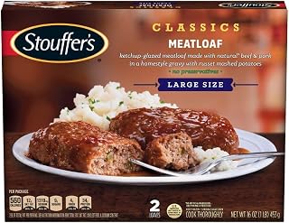 Stouffer's Nestle Stouffers Meatloaf - Entree, 16 Ounce -- 12 per case.