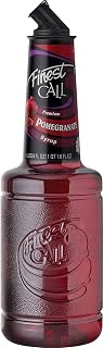 Finest Call Premium Pomegranate Syrup Drink Mix, 1 Liter Bottle (33.8 Fl Oz)