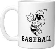 Bloomfield High School Cardinals Baseball Ceramic Mug, White, 11oz
