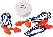 3M Corded Reusable Earplug, 3-Pair with Case