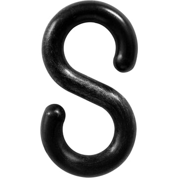 Connecting S-Hooks by Mr. Chain – 9"L x 12"W x 1"H, Acetal, Black, Model 30303-10