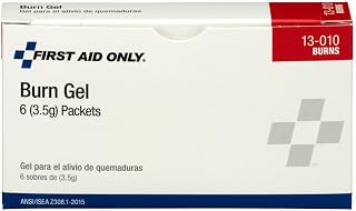 First Aid Only Pac-Kit 13-010 Burn Gel Packet, 0.12 Ounce (Pack of 6)
