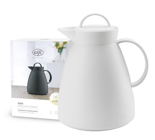 Dan 1-Liter Carafe by Alfi – 33.8 Ounces, 1 liters, Kunststoff, White, Model 935012100