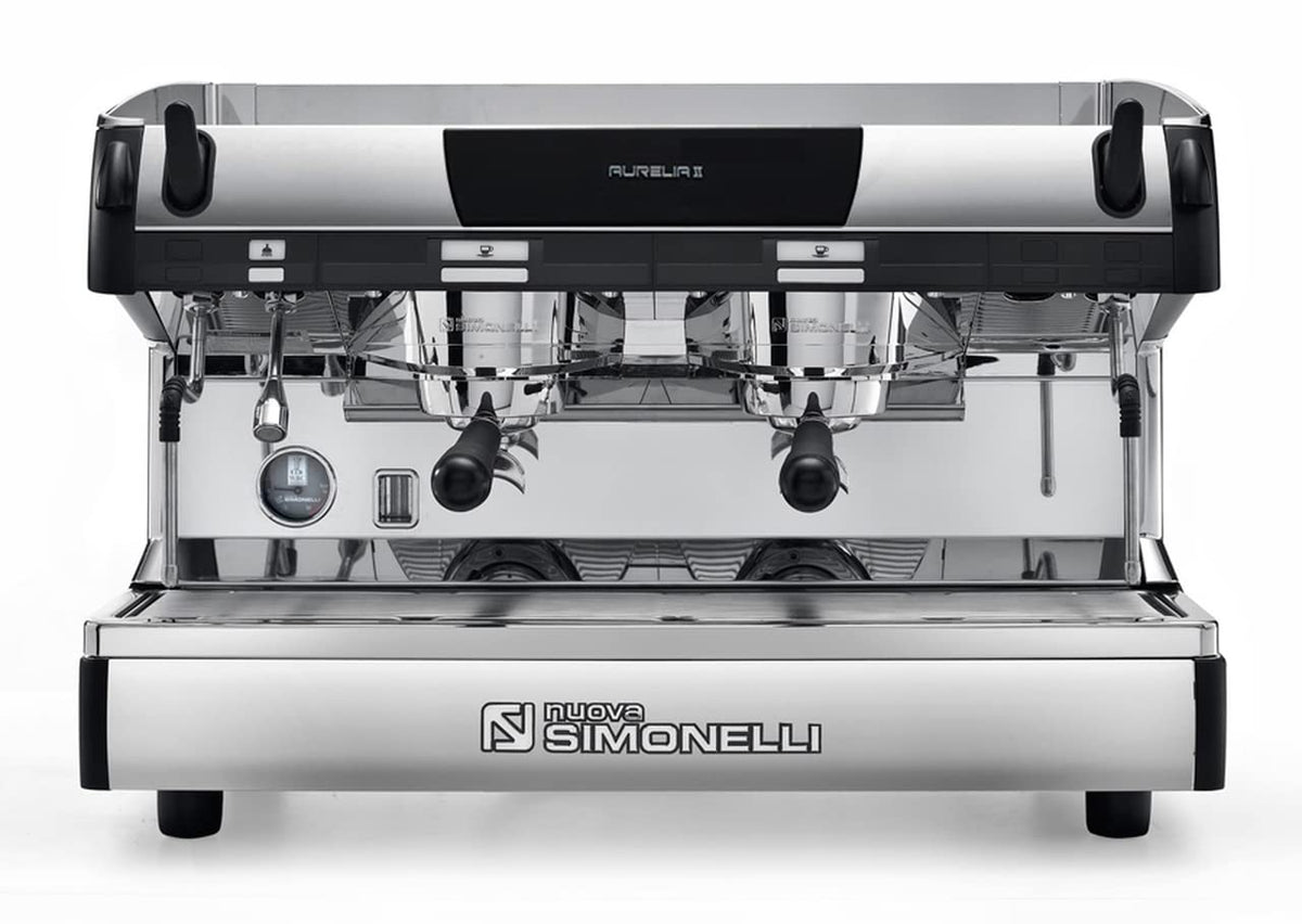 Aurelia Ii Semi 2 Group Espresso Machine Maureiisem02Nd by Nuova Simonelli – 14 liters, Copper, stainless steel, Model Aurelia Wave Semi Automatic