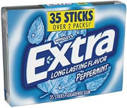 Extra Peppermint Sugar Free Gum Stick, 35 count per pack -- 48 per case.