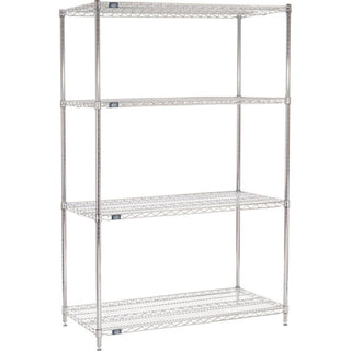 Chrome Wire Shelving by Nexel – Alloy Steel, Chrome, Model 188310