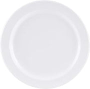 Thunder Group Nustone white melamine dinnerware collection 9 inch, round dinner plate, comes in dozen