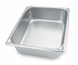 4" Deep Super Pan V™ Stainless Steel Full-Size Steam Table Pan by Vollrath – 8.3 Quarts, Stainless Steel, Silver, Model 30042