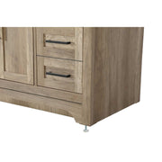 48" Single Bathroom Vanity in Natural Oak by Elegant Kitchen and Bath – unspecified, Aluminum, Oak, Model VF85048NT
