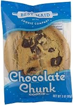 Best Maid Individually Wrapped Chocolate Chunk Cookie, 3 Ounce -- 144 per case.
