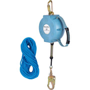 50'L Contractor Self Retracting Lifeline by Global Industrial – One Size, Polyester, Blue, Model J727650C