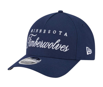 Minnesota Timberwolves 9FORTY M-Crown A-Frame Snapback Hat (US by New Era – Navy, Model 21675728