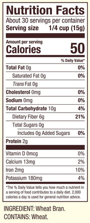 Wheat Bran by Bob's Red Mill – 16 Ounce (Pack of 4), Pack of 4, Model P101430