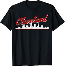 Cleveland Skyline Ohio Souvenir T-Shirt
