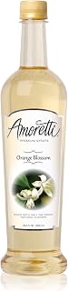 Amoretti Premium Syrup, Orange Blossom, 25.4 Ounce (Pack of 12)