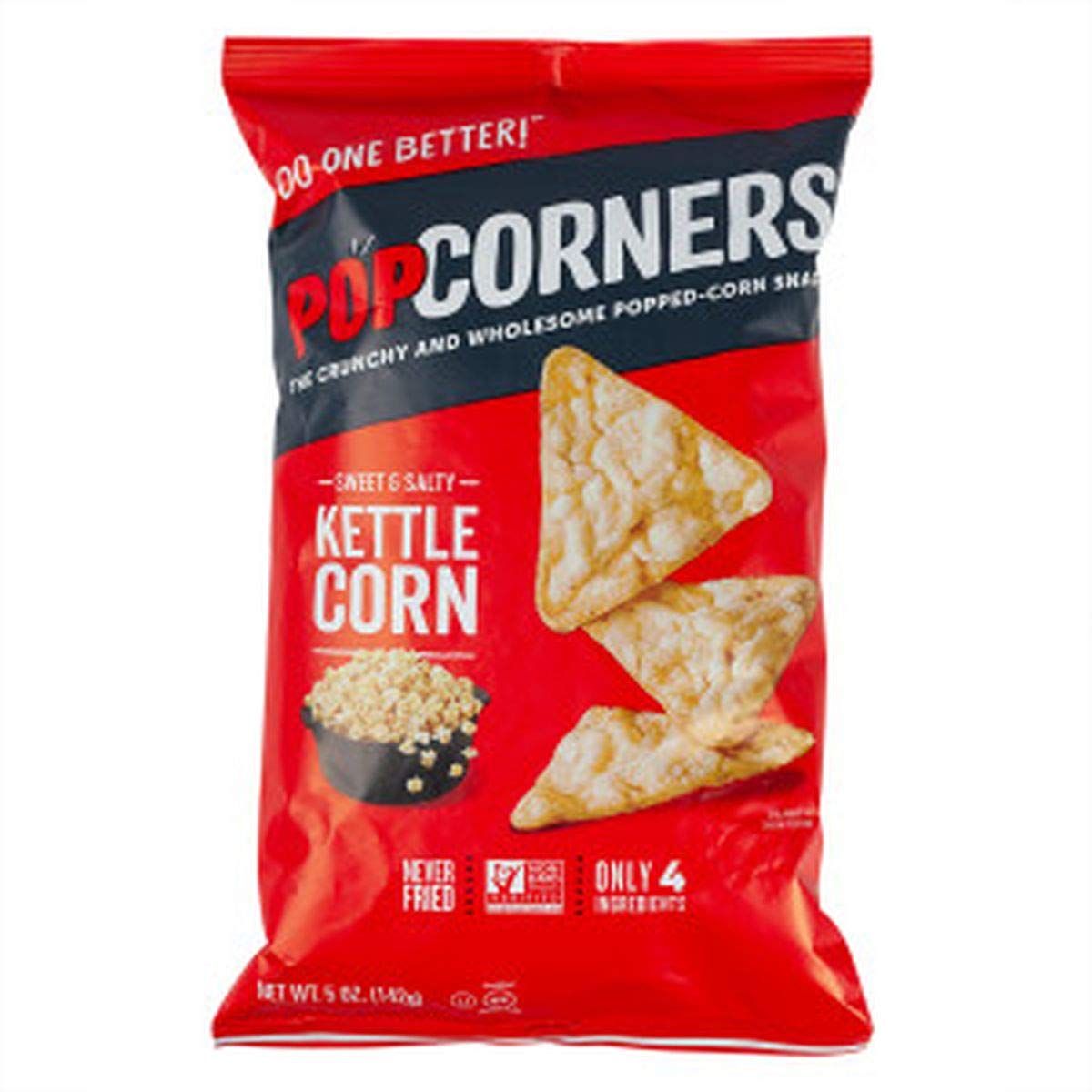 Kettle Popcorn Chips by Popcorners – 5 Ounce (Pack of 1), Black, Model 893594002112