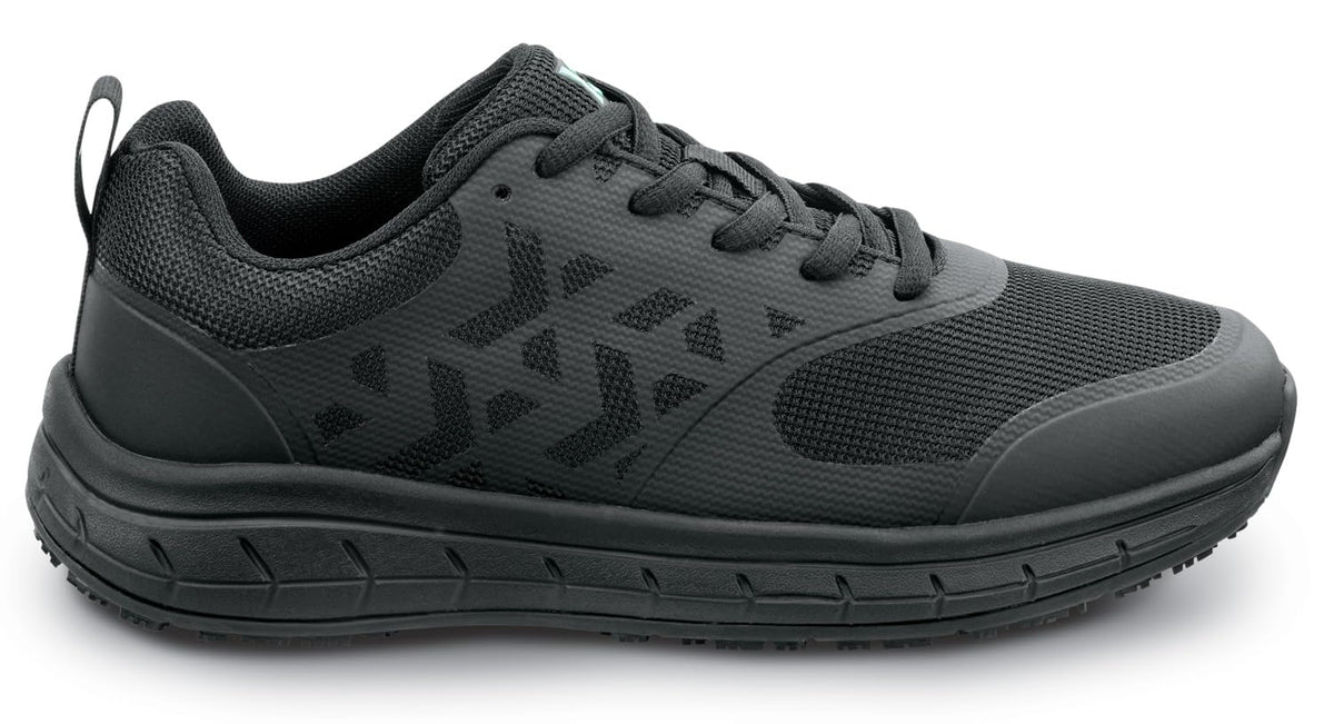 Womens Black Wake Soft Toe SRO Athletic 6.5 EW by SR Max – 6.5 X-Wide, Thermoplastic Polyurethane, Black, Model Maxtrax