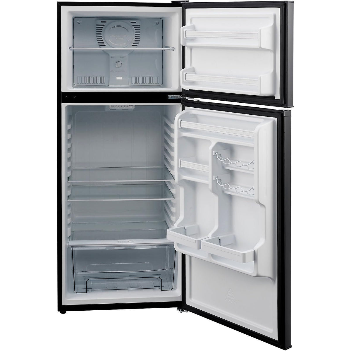 Refrigerator & Freezer Combo by Global Industrial – 10 Cu. Ft., 10.0 cubic_feet, Black, Model BCD-280