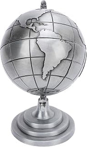 Desktop Globe Decor Earth Globe Model Decorative Alloy Globe Model for Home Office Study Premium Decorative Globe for Educational and Decorative