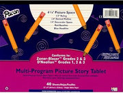 Pacon Multi-Program Picture Story Handwriting Paper Tablet, Ruled Long, 9" x 12", 40 Sheets/Tablet