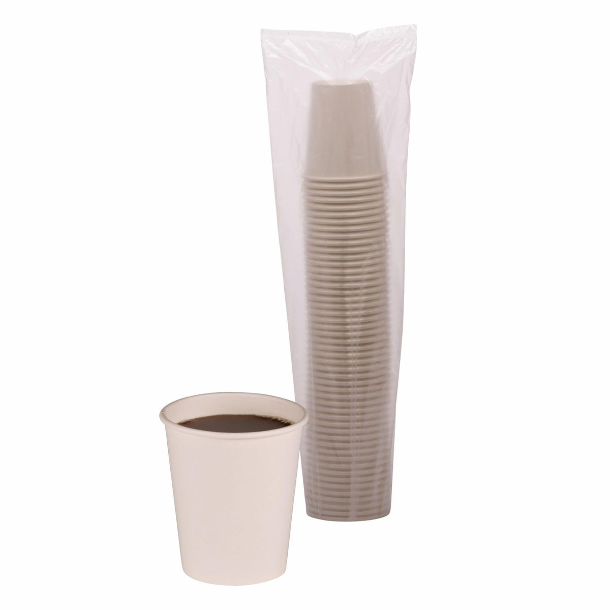 FOODSERVICE,, CUP HOT 8OZ WH CT/1000 by Boardwalk – 8 oz, 8.0 ounces, Paper, White, Pack of 1000