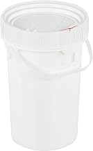 6.5G ScrewTop Pail & Lid White