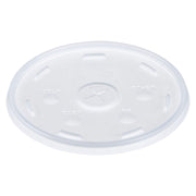 Dart Translucent Straw-Slotted Plastic Lid, 32SL (500 Count)