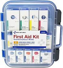 Medium Plastic Mobile SmartCompliance Mobile Food Service Clear Front Without Meds, ANSI 2021 Class A