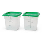 Cambro Translucent / 4 QT + Lid / 1 Containers